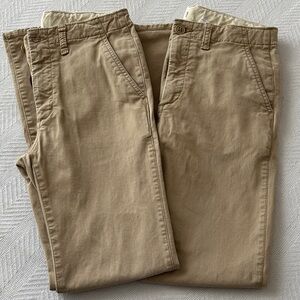 GAP Kids Tan uniform pants.